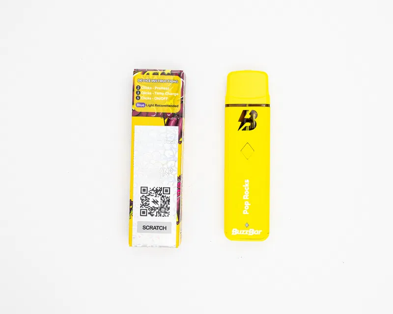 BUZZ BAR - DISPOSABLE RECHARGEABLE VAPE CART - INFUSED W/ LIVE DIAMONDS - 2G - Image 8