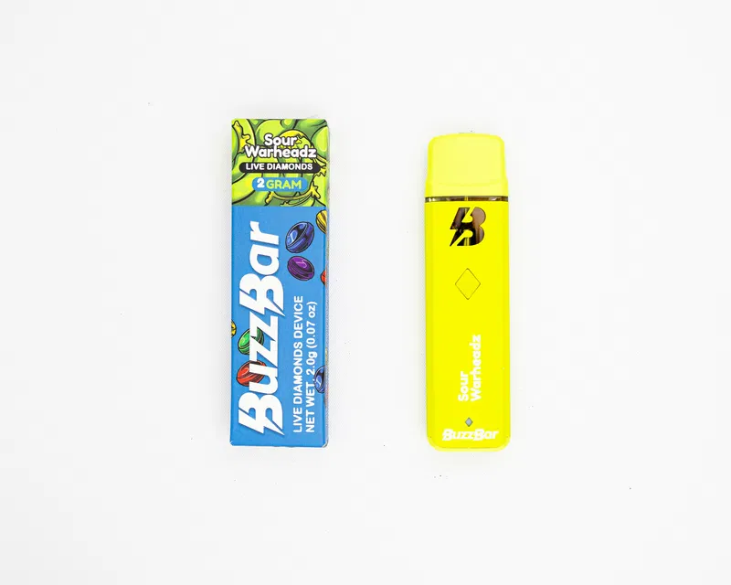 BUZZ BAR - DISPOSABLE RECHARGEABLE VAPE CART - INFUSED W/ LIVE DIAMONDS - 2G - Image 13