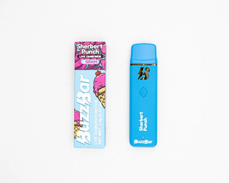 BUZZ BAR - DISPOSABLE RECHARGEABLE VAPE CART - INFUSED W/ LIVE DIAMONDS - 2G - Image 27