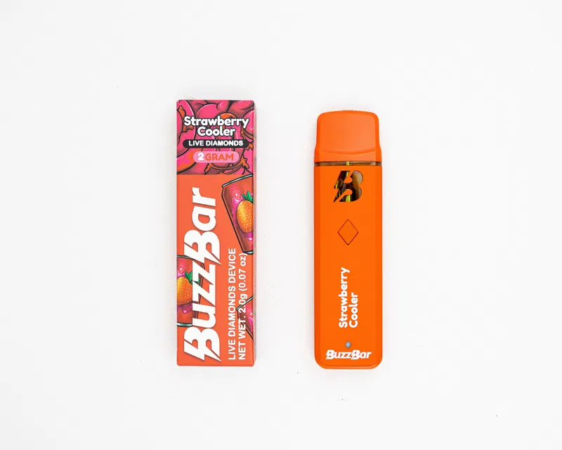 BUZZ BAR - DISPOSABLE RECHARGEABLE VAPE CART - INFUSED W/ LIVE DIAMONDS - 2G - Image 29