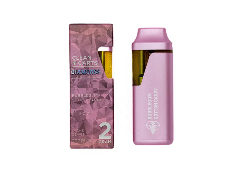 CLEAN CARTS - DISPOSABLE RECHARGEABLE VAPE CARTS - LIQUID DIAMONDS + LIVE RESIN - 2GM (2000MG) - Image 4