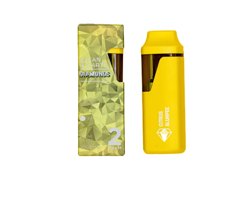 CLEAN CARTS - DISPOSABLE RECHARGEABLE VAPE CARTS - LIQUID DIAMONDS + LIVE RESIN - 2GM (2000MG) - Image 6
