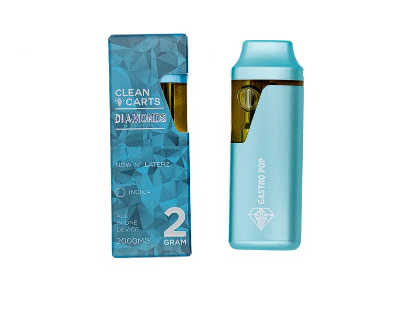 CLEAN CARTS - DISPOSABLE RECHARGEABLE VAPE CARTS - LIQUID DIAMONDS + LIVE RESIN - 2GM (2000MG) - Image 12