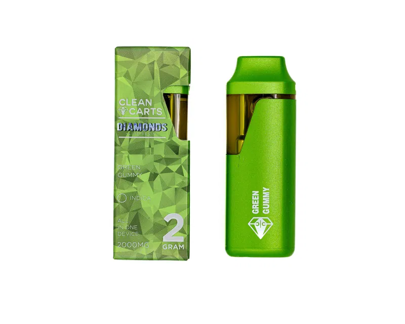 CLEAN CARTS - DISPOSABLE RECHARGEABLE VAPE CARTS - LIQUID DIAMONDS + LIVE RESIN - 2GM (2000MG) - Image 14