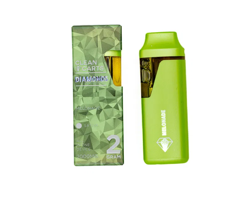 CLEAN CARTS - DISPOSABLE RECHARGEABLE VAPE CARTS - LIQUID DIAMONDS + LIVE RESIN - 2GM (2000MG) - Image 16