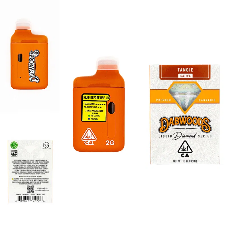 DABWOODS 2G Disposable Vape – Liquid Diamonds - Image 8