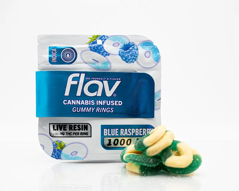 FLAV Gummies 1000mg – Infused Sour Belts & Rings | High Potency THC - Image 4