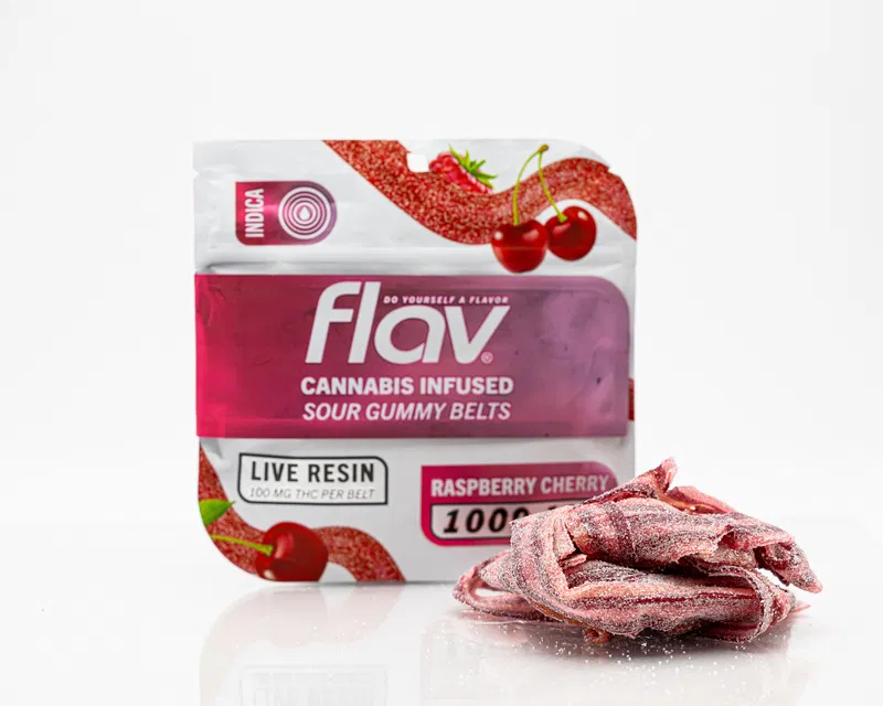 FLAV Gummies 1000mg – Infused Sour Belts & Rings | High Potency THC - Image 8